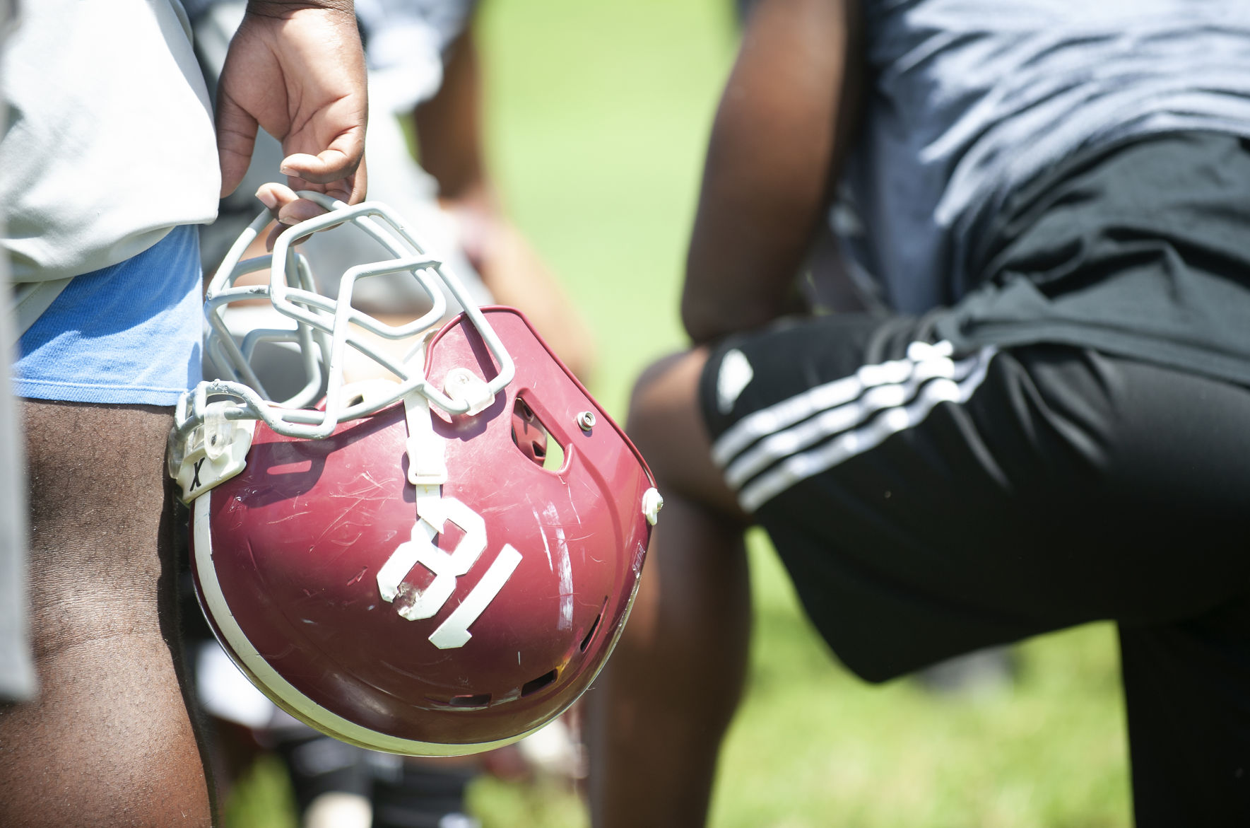 Trinity football practice